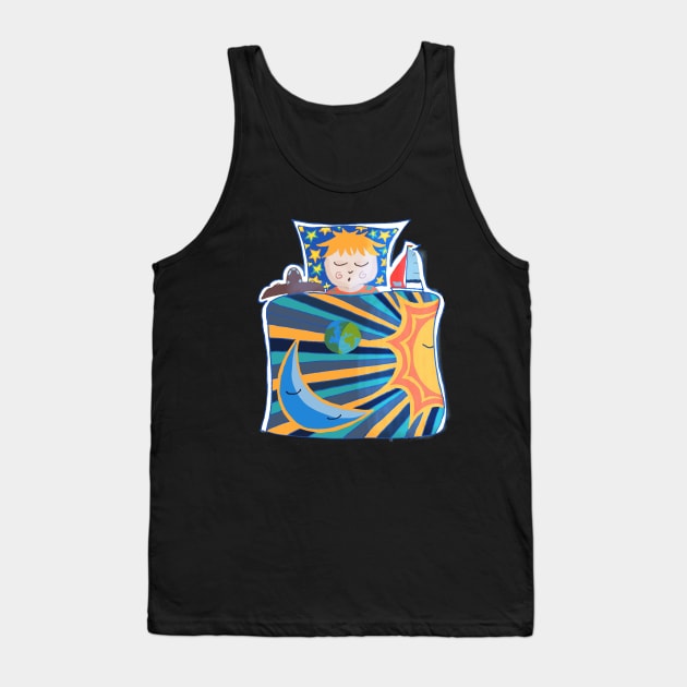 Good night Tank Top by NitArtCafe